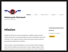Tablet Screenshot of motorcycleoutreach.org